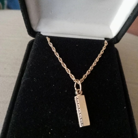 Necklace, Ruler, Gold - Picture 2 of 3
